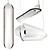 Modern Acrylic and Aluminum Pendant 3D model small image 1