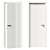 Elegant TREND TR14 Bianco Door 3D model small image 1