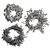 Variety Wreath Set Trio 3D model small image 5