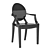 Transparent Louis Ghost Chair 2017 3D model small image 1