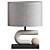 Carlo Low Table Lamp with Shade 3D model small image 1