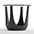 Curved Base Side Table, Westelm 3D model small image 4