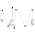 Globe Cluster Pendant Light 3D model small image 2