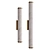 Sleek Saulo Wall Light Duo 3D model small image 4