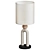 Stylish Carlo Table Lamp 3D model small image 3