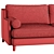 Modern Chic Polo Sofa Club 3D model small image 6