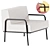 Modern Foam Armchair: ARM 75 3D model small image 1