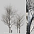 Winter Wonderland Trees Set 3D model small image 1