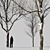 Winter Wonderland Trees Set 3D model small image 2