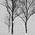 Winter Wonderland Trees Set 3D model small image 4