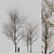 Winter Wonderland Trees Set 3D model small image 18