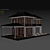 Modern Concrete-Plank House Project 3D model small image 3