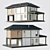 Modern Concrete-Plank House Project 3D model small image 9