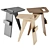 Sleek Argus Side Table, Chic 3D model small image 2