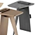 Sleek Argus Side Table, Chic 3D model small image 3