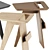 Sleek Argus Side Table, Chic 3D model small image 4