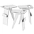 Sleek Argus Side Table, Chic 3D model small image 5