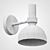 Modern Wall Sconce Black/Brushed Brass 3D model small image 3