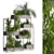 Modern Interior Vertical Plant Set 3D model small image 1