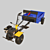 High-Powered Utility Tractor 3D model small image 2