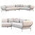 Modern Madda Sectional Sofa Set 3D model small image 2