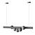 Tram Glass Globe Pendant Light 3D model small image 3