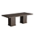 Oak Textures Dining Table 3D model small image 2