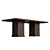 Oak Textures Dining Table 3D model small image 3