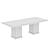 Oak Textures Dining Table 3D model small image 5