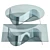 Modern Alissa Coffee Table 3D model small image 2