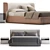 Modern Ditreitalia CLAIRE Bed - Quality Visualization 3D model small image 3
