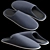 Cozy Geometric House Slippers 3D model small image 1