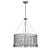 Sleek Modern Round Chandelier Pendulum 3D model small image 2