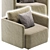 Modern Enfield Armchair Design 3D model small image 2