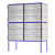 Steel Frame NewspaperWood Cabinet 3D model small image 12