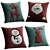 Luxury Velvet Cushions 3D model small image 1