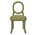 Elegance Stacked Oval Back Chair 3D model small image 3