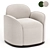 Contemporary Unio Armchair 2014 3D model small image 1