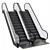 Escalator Passenger Conveyor Unit 3D model small image 1