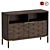 Vintage Oak Low Shelves 3D model small image 5
