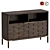Vintage Oak Low Shelves 3D model small image 6