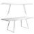 Vermont Walnut Folding Dining Table 3D model small image 3