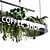 Modern Cafe Counter Plant Decor 3D model small image 4