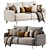 Contemporary Archi Sofa Design 3D model small image 1