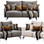 Contemporary Archi Sofa Design 3D model small image 2