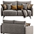 Contemporary Archi Sofa Design 3D model small image 6