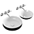 Alape Bicolor Washbasin Set, Modern 3D model small image 3