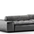 Baxter Miami Roll Sofa Set 3D model small image 2