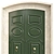 Classic Door 3D Model 2013 3D model small image 3