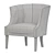 Velvet Armchair: BRABBU BEGONIA 3D model small image 2